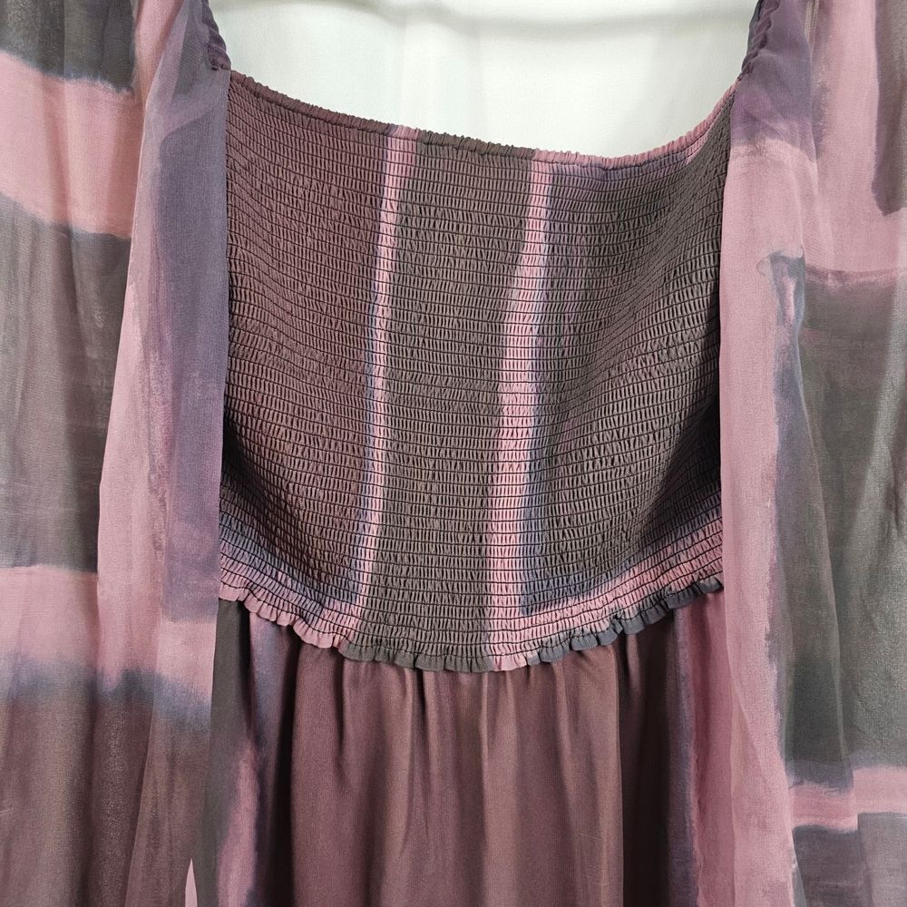 Aritzia Wilfred Tempest Mini Dress in Light Foxfire - Size M - Picture 5 of 9